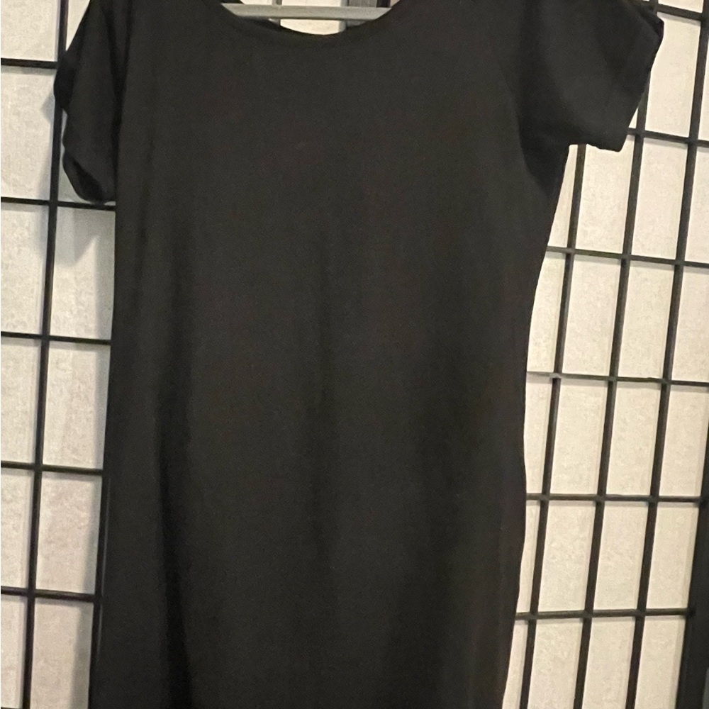 Black Short Sleeve Dress